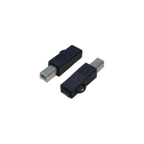 変換プラグ USB B(オス)→micr