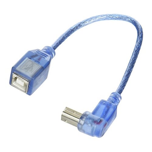 USB BtypeL型ケーブル 延長20