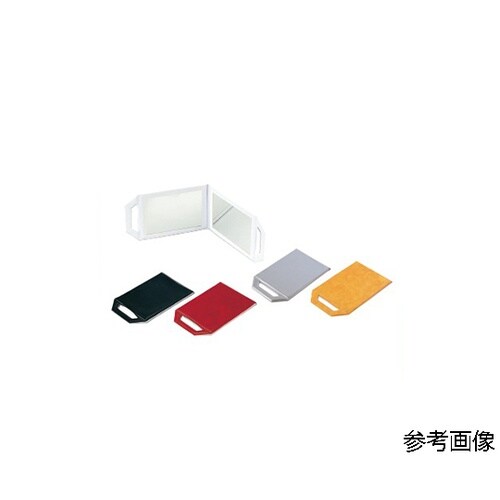 レザーバックミラー レッド