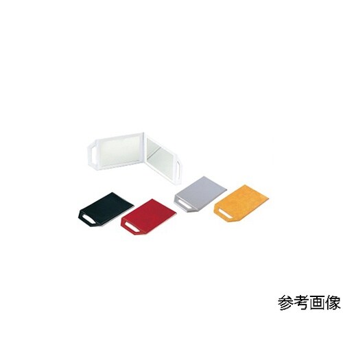 レザーバックミラー シルバー