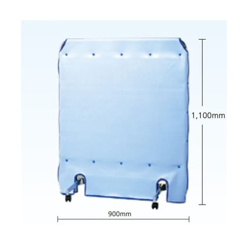 骨塩用防護衝立 ブルー 鉛当量0.13