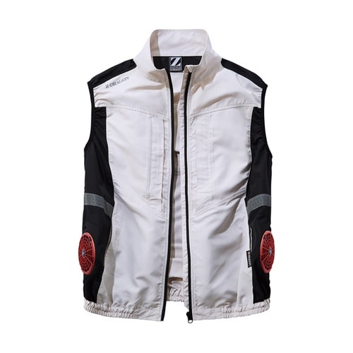 空調服半袖ブルゾン シルバー EL 74