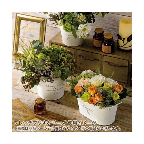 ナチュラルブリキポット オーバルS 31