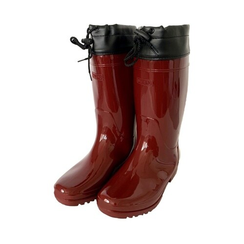 婦人用カバー付き長靴(PVC製) 23.