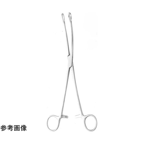 消毒鉗子 曲がり 25.0cm 0−17
