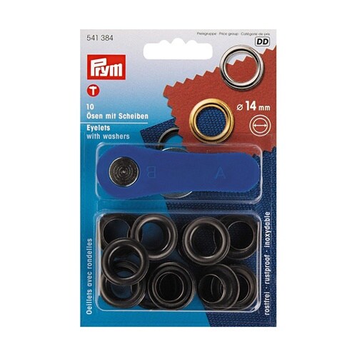 両面ハトメ(アイレット)φ14mm ブラ