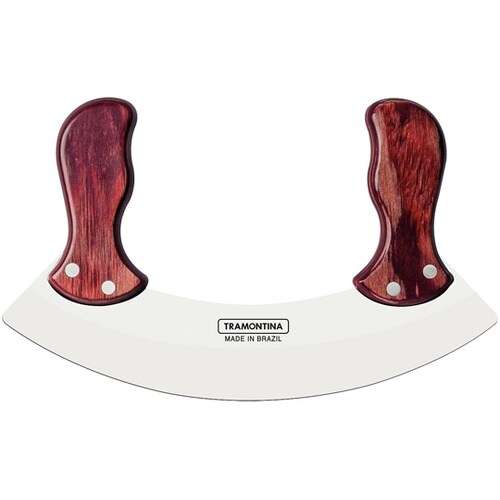 ミンチングナイフ(メッザルーナ)25cm