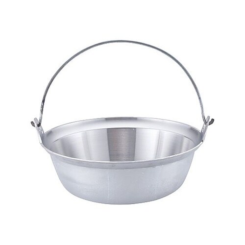 アルミイモノ 吊付円付鍋 36cm