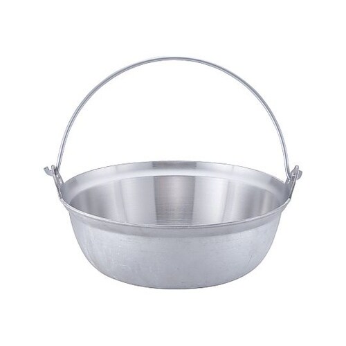アルミイモノ 吊付円付鍋 42cm