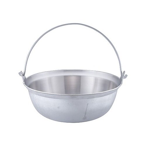 アルミイモノ 吊付円付鍋 45cm
