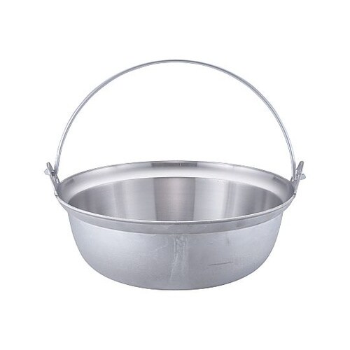 アルミイモノ 吊付円付鍋 48cm