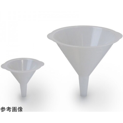 個装ディスポ 液体用漏斗 非滅菌 白色