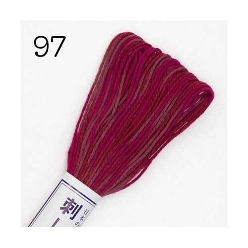 刺し子糸 【カラフル】20m /Col.