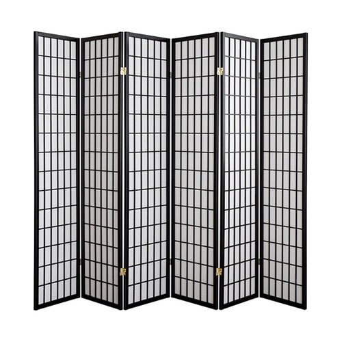 ハイタイプ障子 6連スクリーン BK S