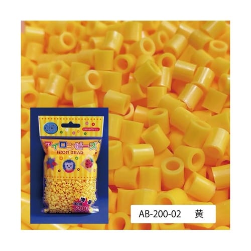 アイロンビーズ 単色パック 黄 1ケース