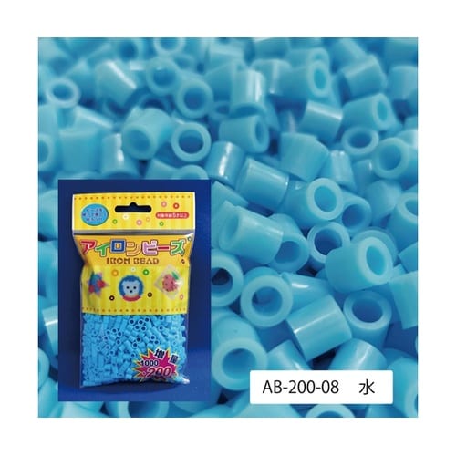 アイロンビーズ 単色パック 水 1ケース