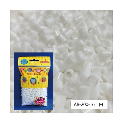 アイロンビーズ 単色パック 白 1ケース