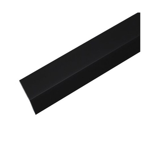 じゅうたん押え への字 25巾 ブラック