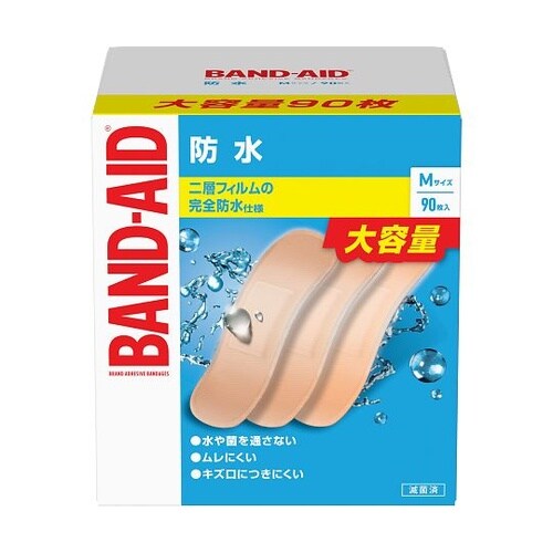 バンドエイド 防水 Mサイズ 90枚