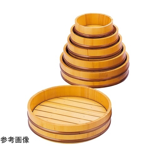 椹色 盛込桶(目皿付)5寸 31020