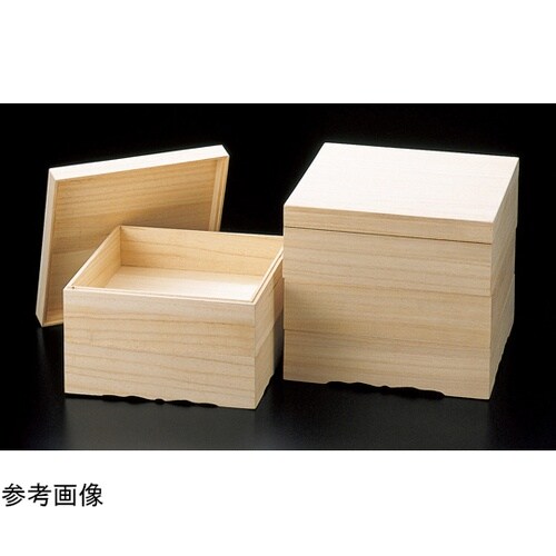 桐・おせち用重箱 7寸 2段 27392
