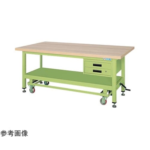 超重量作業台ハンドル昇降移動式(KWC/