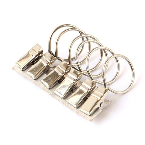 リングクリップ ポール対応 シルバー 1