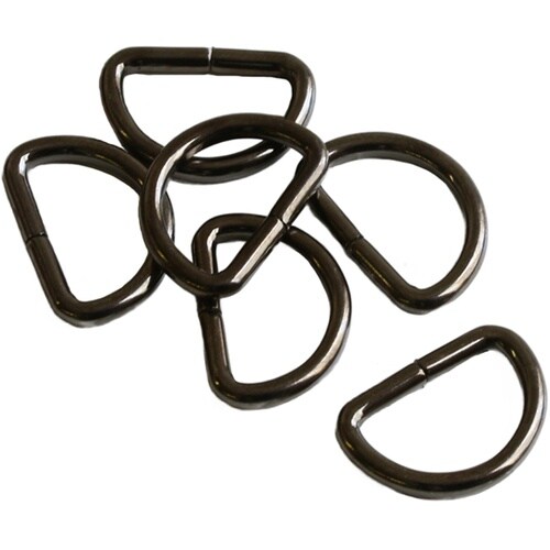 Dカン 幅12mm ブラックニッケル 1