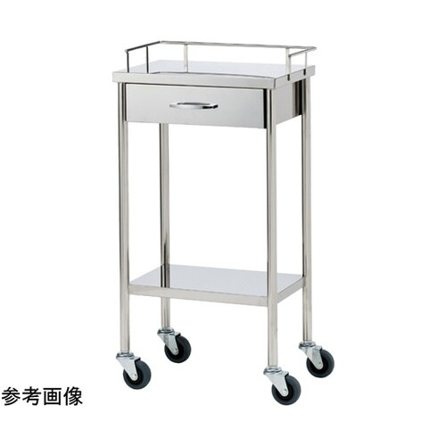 回診車カート 2段 間口450mm 高さ