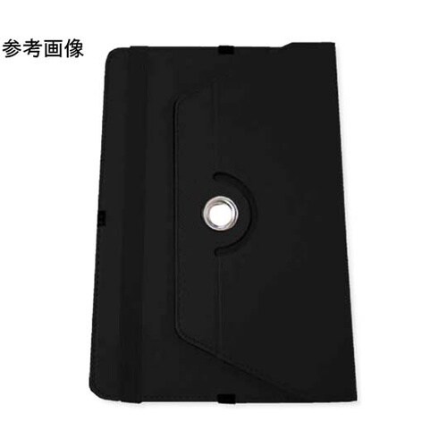 360度回転レザータブレットケース ブラ