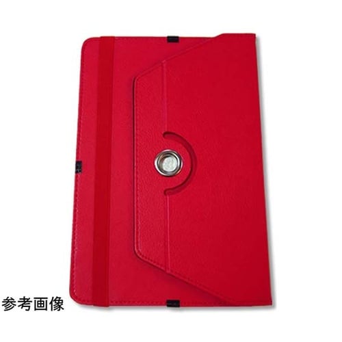 360度回転レザータブレットケース レッ