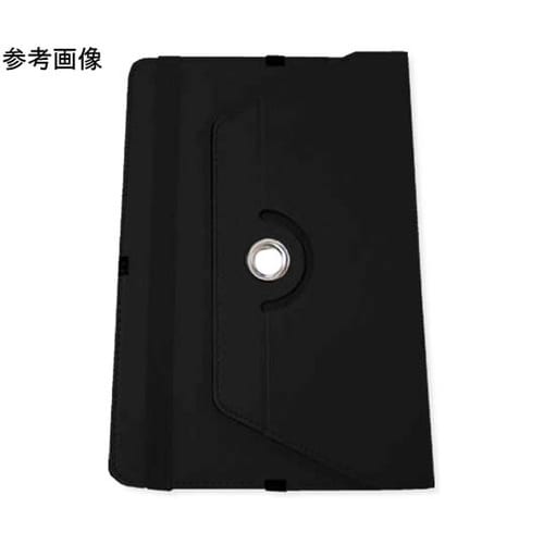 360度回転レザータブレットケース ブラ