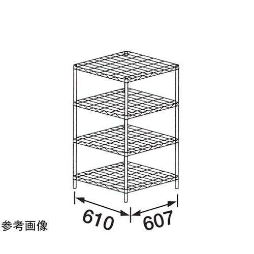 マルゼンシェルフ ワイヤーシェルフ D6