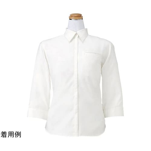 レディス七分袖シャツ(ホワイト) L 1