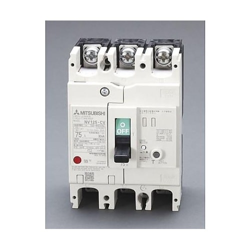 AC100−440V/ 75A/3極 漏