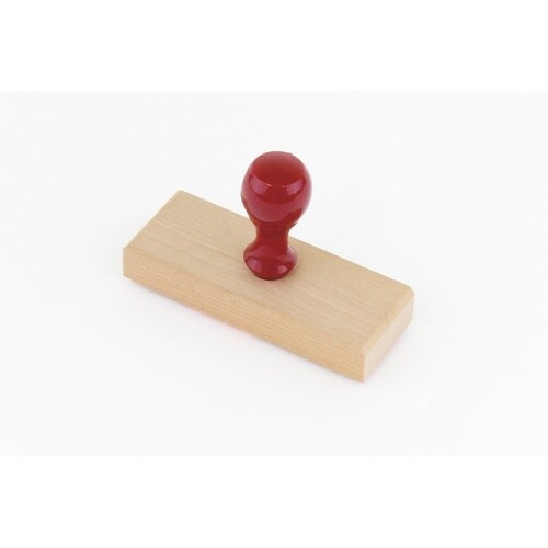 人体図型ゴム印(体・後向き)