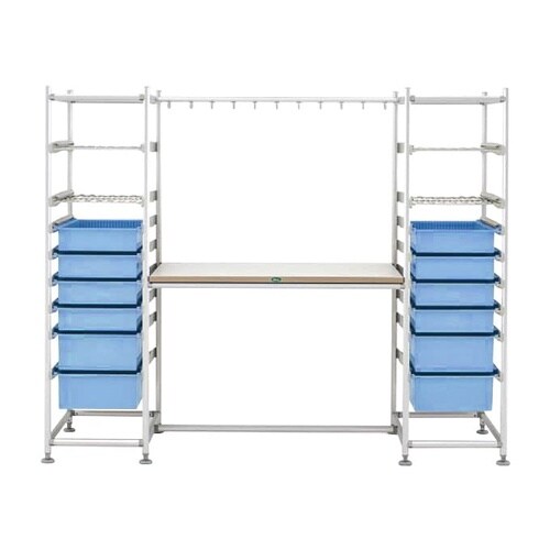 作業台付きラック