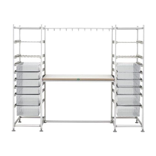 作業台付きラック