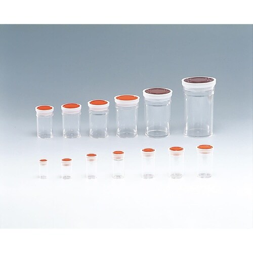 スチロール瓶 透明(押込蓋)