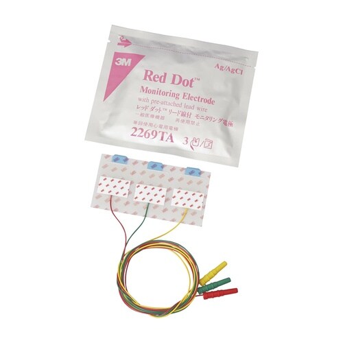 レッドダットリード線付電極