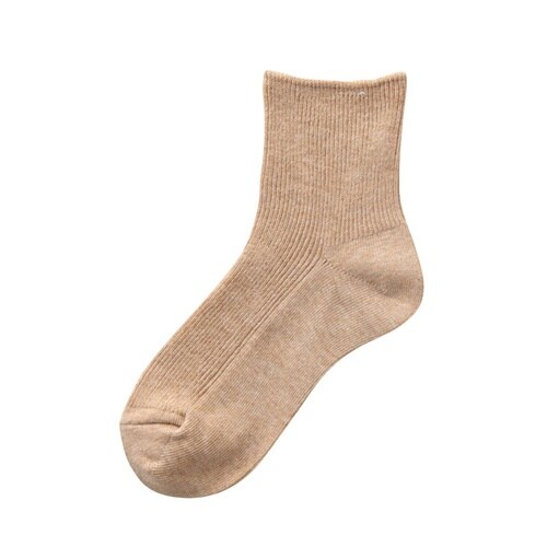 婦人やわらか足口リブソックス