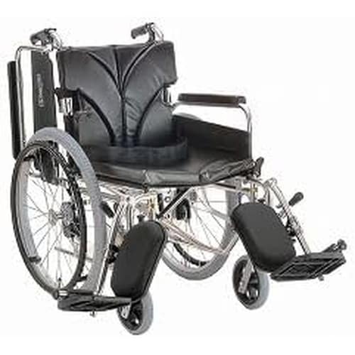 車いす(自走用・アルミ製)背折れ式