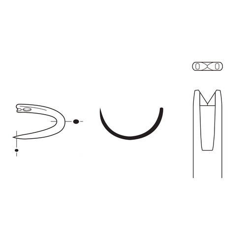 医>>マツヨシ縫合針 外科強弯弾 丸針