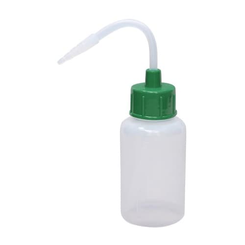 カラーキャップ付洗浄瓶(細口)