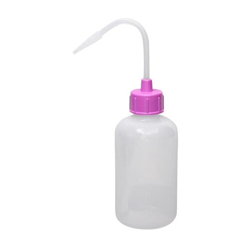 カラーキャップ付洗浄瓶(細口)