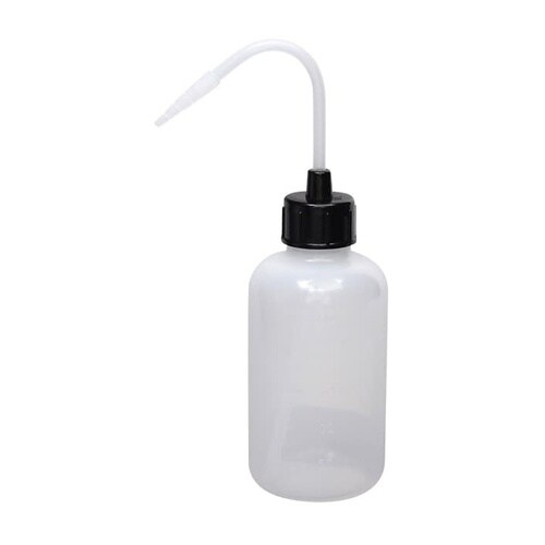 カラーキャップ付洗浄瓶(細口)