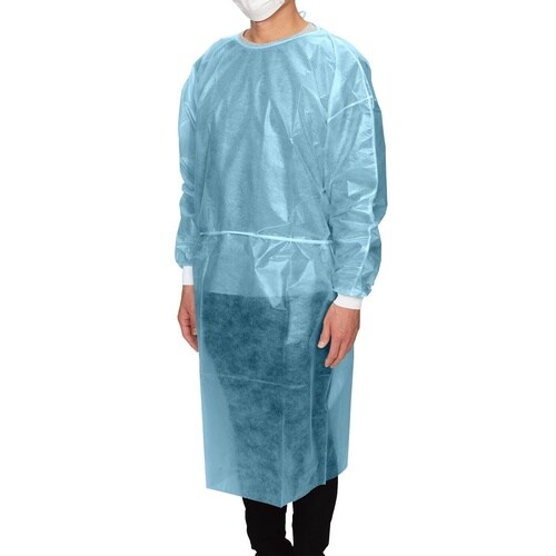 アイソレーションガウン(ブルー)