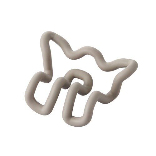 コリほぐし 指圧代用器 リバーシブル 背中 グレー