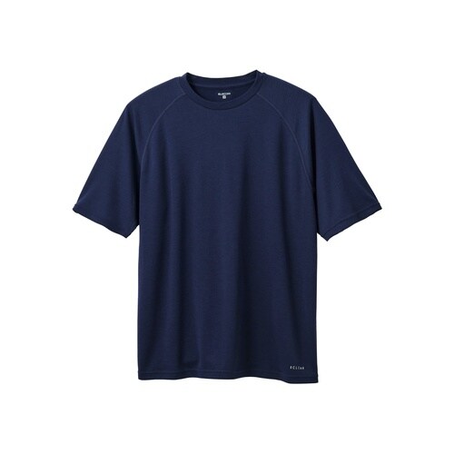 リカバリーウェア 半袖 疲労回復 M 紺