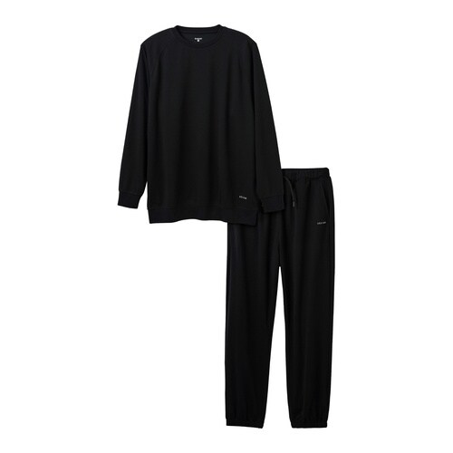 リカバリーウェア 長袖上下 疲労回復 XL 黒